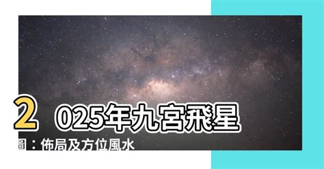 二宮飛入九宮|【九宮飛星2025】九宮飛星2025佈局指南：逐吉避。